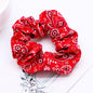 Large Intestine Hair Tie Foreign Trade Cashew Flower Ponytail Hair Tie