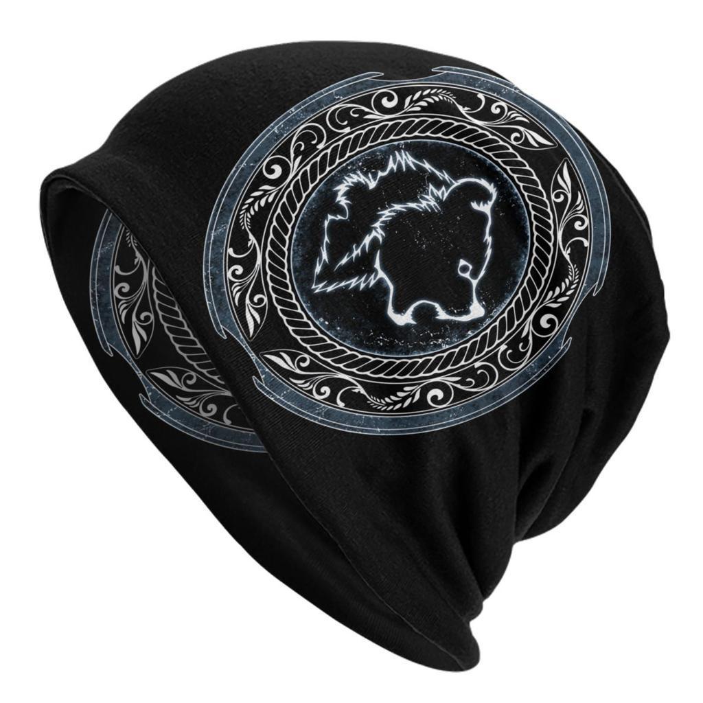Sleeve Cap Double-layer Elastic Viking Totem Wolf Hipster Street Dance