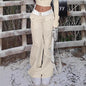High Street Hot Girl Straight Slimming Casual Pants Wide Leg Trousers