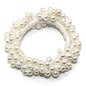 Handmade Crochet Rubber Band Hair Tie Pearl