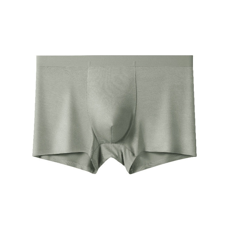 Bamboo Fiber Seamless Men's Underwear Breathable Mid Waist
