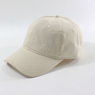 Big Head Hat Female Soft Top Baseball Cap Men's Japanese Style Small People Show Face Small