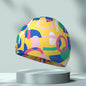 Simple Printing High Elastic Comfortable Swimming Cap
