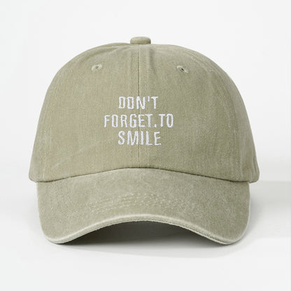 Washed Baseball For Men And Women Sun-poof Peaked Cap