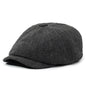 Herringbone Peaked Cap Middle-aged And Elderly Beret