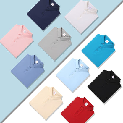 Ice Silk Seamless Cool Short Sleeve Polo