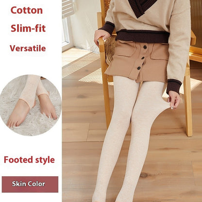 Pregnant Women's Pantyhose Cotton Vertical Stripes Autumn And Winter