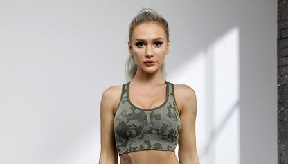 Sports Bra Hip-lifting Fitness Shorts Cross-border Sports Suit Seamless Yoga Suit Women