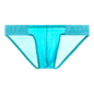 Sexy Low Waist High Fork Men's Briefs Ultra-thin Ice Silk