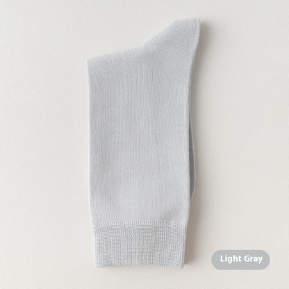 Mid-calf Spring And Autumn Pure Cotton Business Men Socks