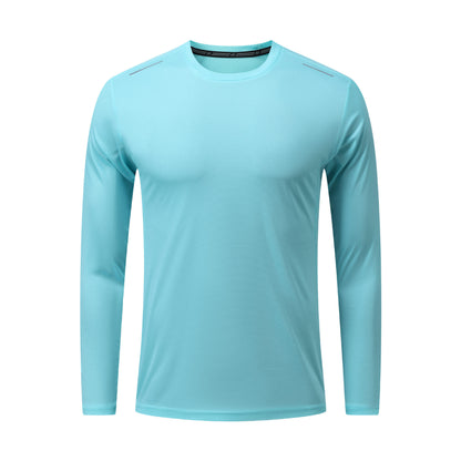 Solid Color Running Fitness Sports Quick-drying Top Men
