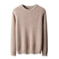 New Round Neck Double-strand Thickened Sweater For Men