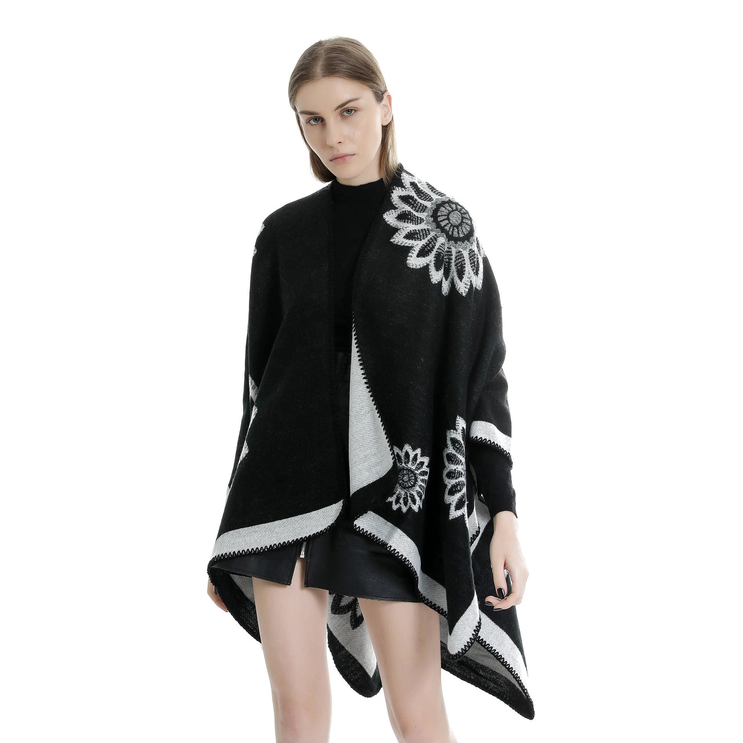 Imitation Cashmere Warm Shawl Fashion All-match