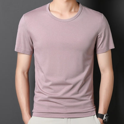 Ice Silk New Upgrade Modal Short-sleeved T-shirt Men