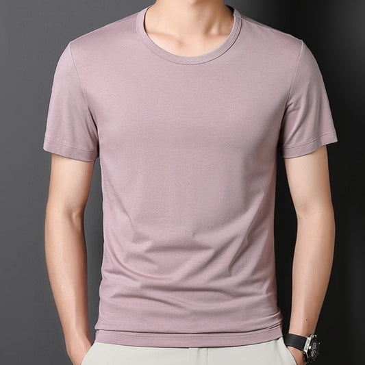 Ice Silk New Upgrade Modal Short-sleeved T-shirt Men