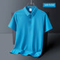 Ice Silk Seamless Cool Short Sleeve Polo