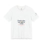 T-Shirt — "Crede in tine, cum cred eu in tine" Floral Script Inspirational Tee