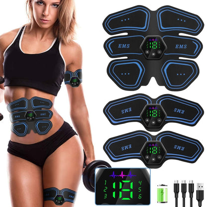 Digital Display Abdominal Muscle Patch EMS Muscle Massage