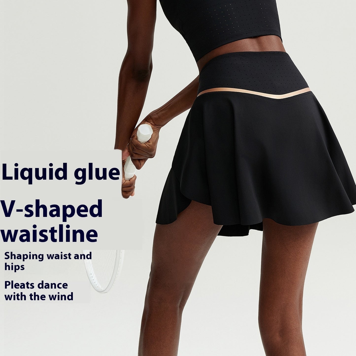 Women's Speed Drying Yoga Fitness Half Body Skirt