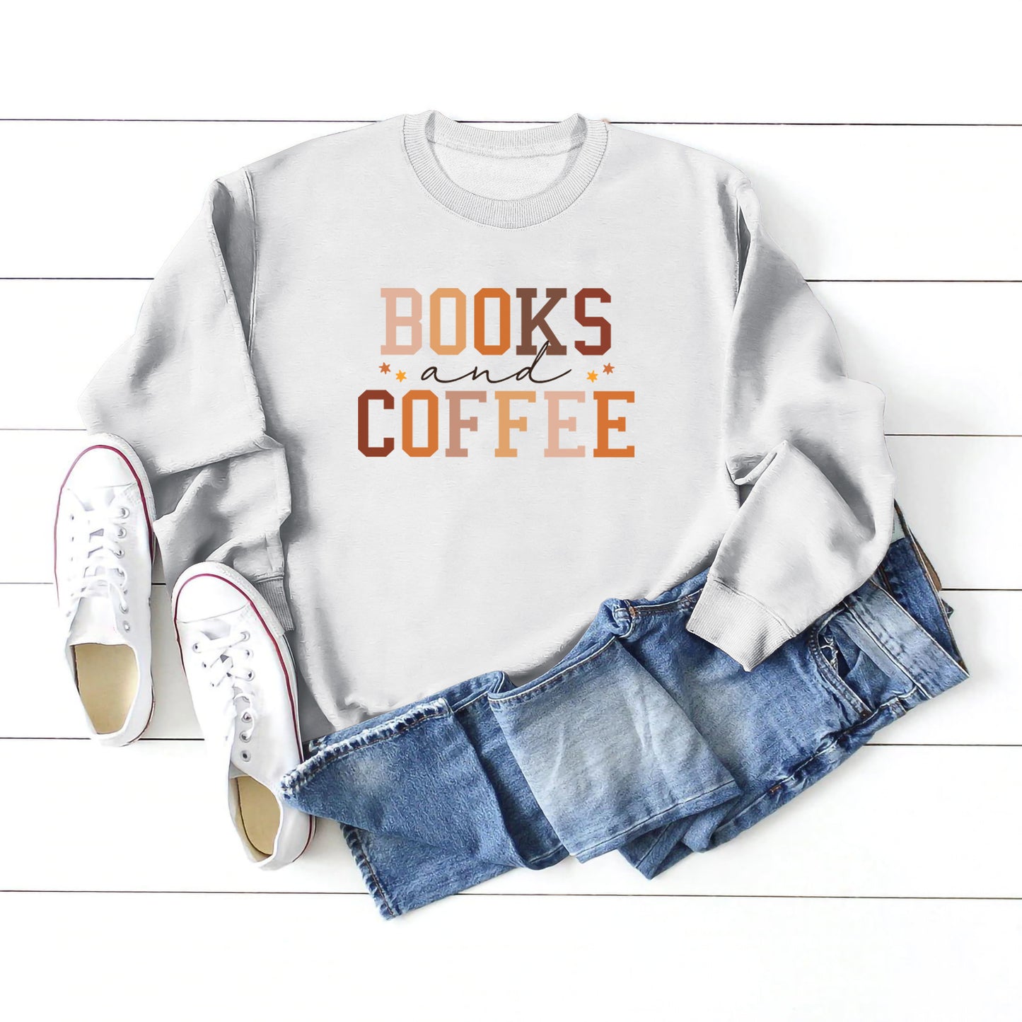 European And American Round Neck Sweater Women's Printing Stylish All-matching