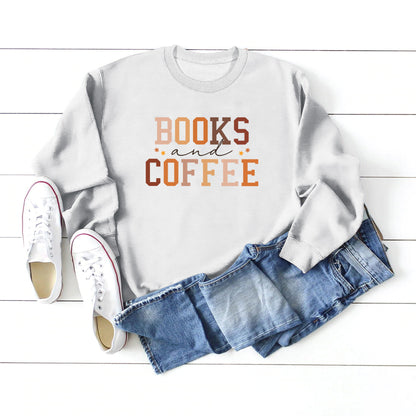 European And American Round Neck Sweater Women's Printing Stylish All-matching