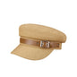 Women's Trendy Belt Buckle Duck Tongue Flat Beret Outdoor Sun-proof Warm Painter Hat