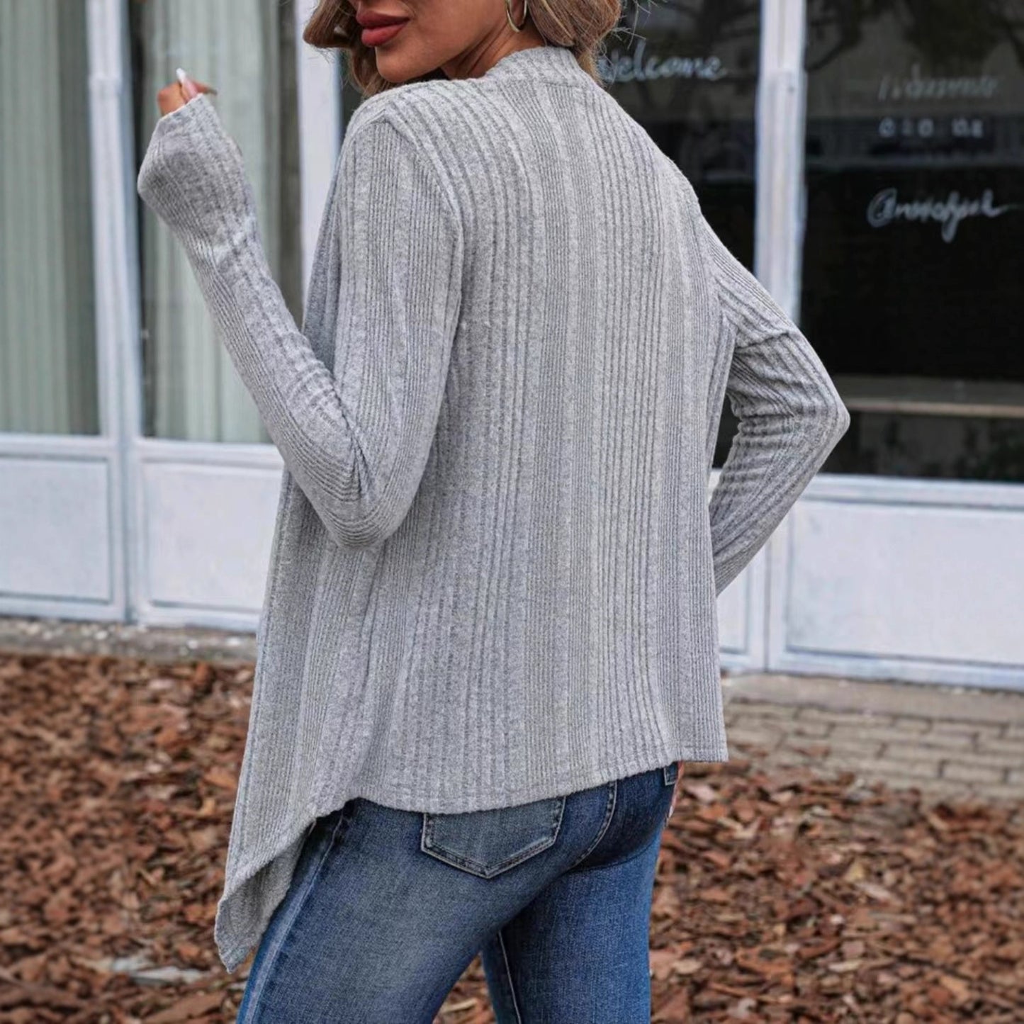 Cardigan Long Sleeve Casual Women's Clothing