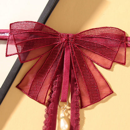 Sexy Lingerie For Women See-through Sexy Wedding Embroidered Low Waist