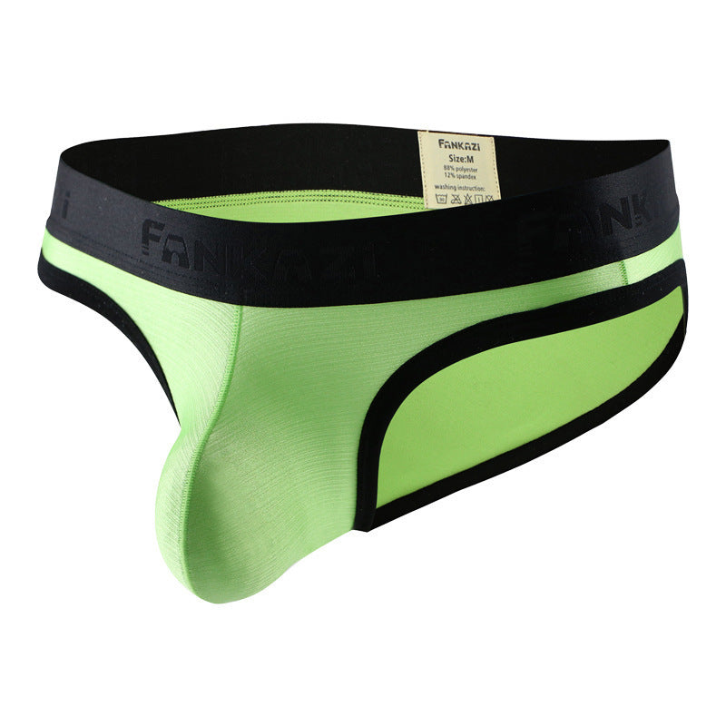 Men's Underwear Brushed Triangle Japanese Style Simple U Convex Breathable