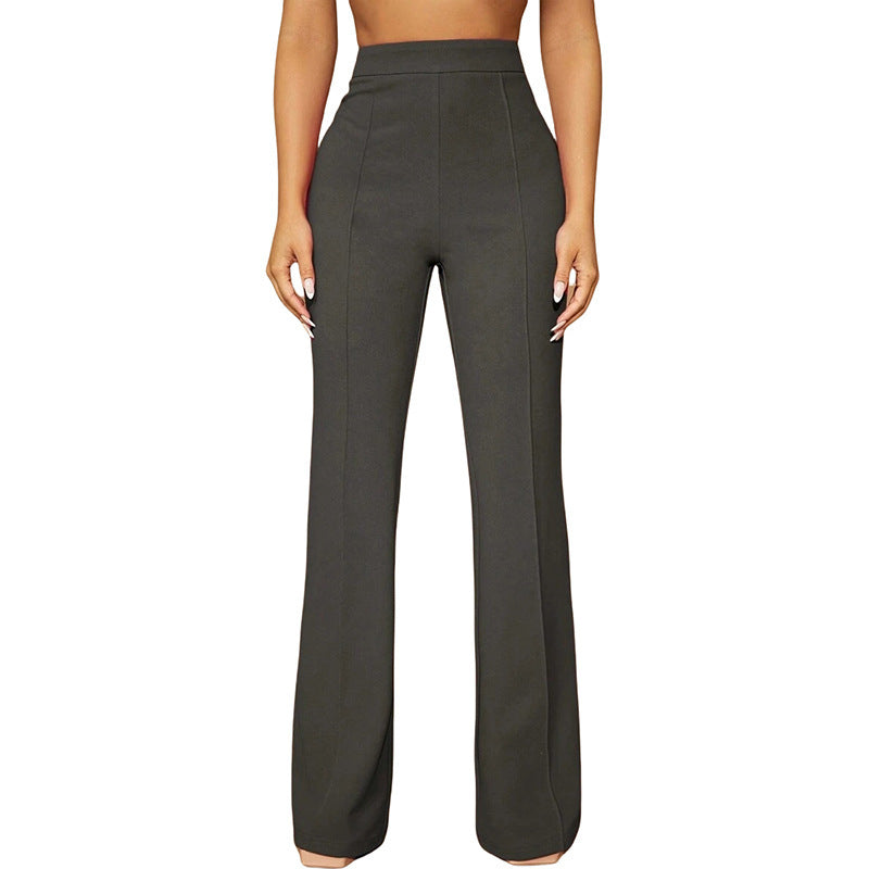 High Waist All-matching Fashion Business Commute Fall Women's Clothing Casual Business Pants Trousers