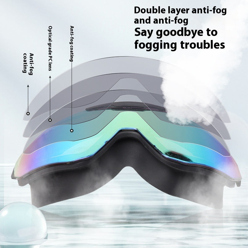 HD Waterproof Anti-fog Swimming Goggles