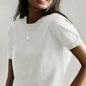 Round Neck Short Sleeve Thin Loose Casual Women's Sweater