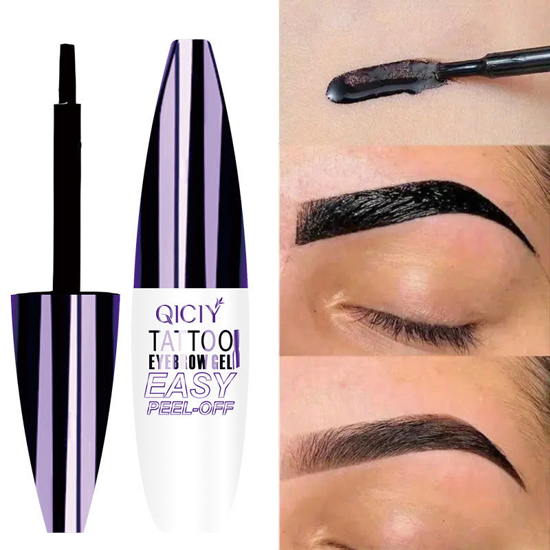 Tattoo Easy Peel Off Eyebrow Gel Cream Types Long-Lasting Smudge-Proof Sweat Resistant Waterproof Cosmetics