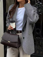Casual High-end Solid Color Suit Jacket Women's Clothing