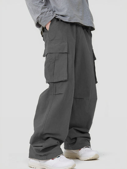 Casual Loose Three-dimensional Pocket Fried Street Overalls