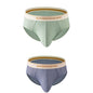 Men's Thin Breathable Sexy Briefs U Convex Big Bag Comfortable Solid Color Simple