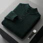 New Half Turtleneck Button Sweater For Men