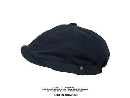 Octagonal Cap Men's Beret Cotton