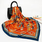 Spring And Autumn New 90cm Silk Scarf Silk Square