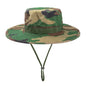 Camouflage Boonie Hat Round Edge Sun-proof Bucket Hat