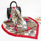 Spring And Autumn New 90cm Silk Scarf Silk Square