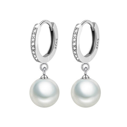 Sterling Silver S925 Freshwater Pearl Earrings