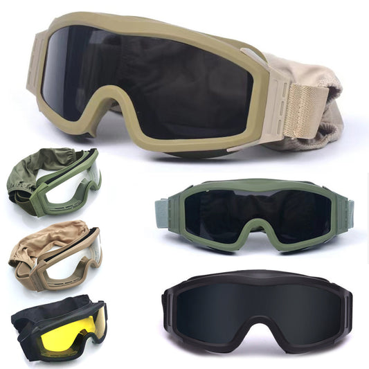Against Wind And Sand Anti-shock Off-road Glasses Labor Protection Mirror