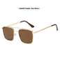 Men's Square Metal UV-proof Sunglasses