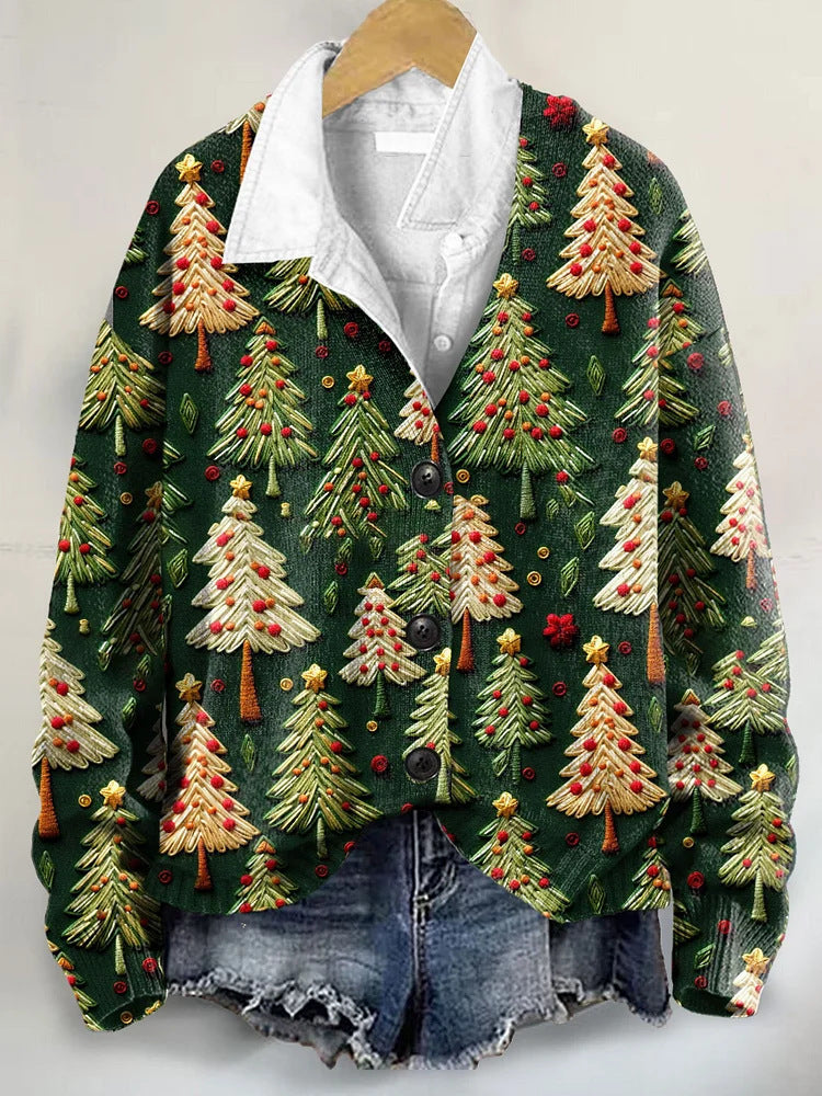 Autumn And Winter Popular Loose 3D Printed Sweater