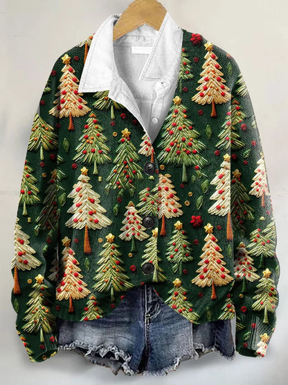 Autumn And Winter Popular Loose 3D Printed Sweater