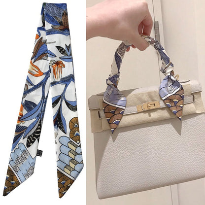 Ribbon Thin Narrow Bag Handle Scarves Decoration