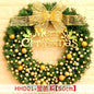 40 50 60CM Christmas Wreath Mince Rattan Ring Door Hanging Christmas Decorations, Christmas Wreath Window