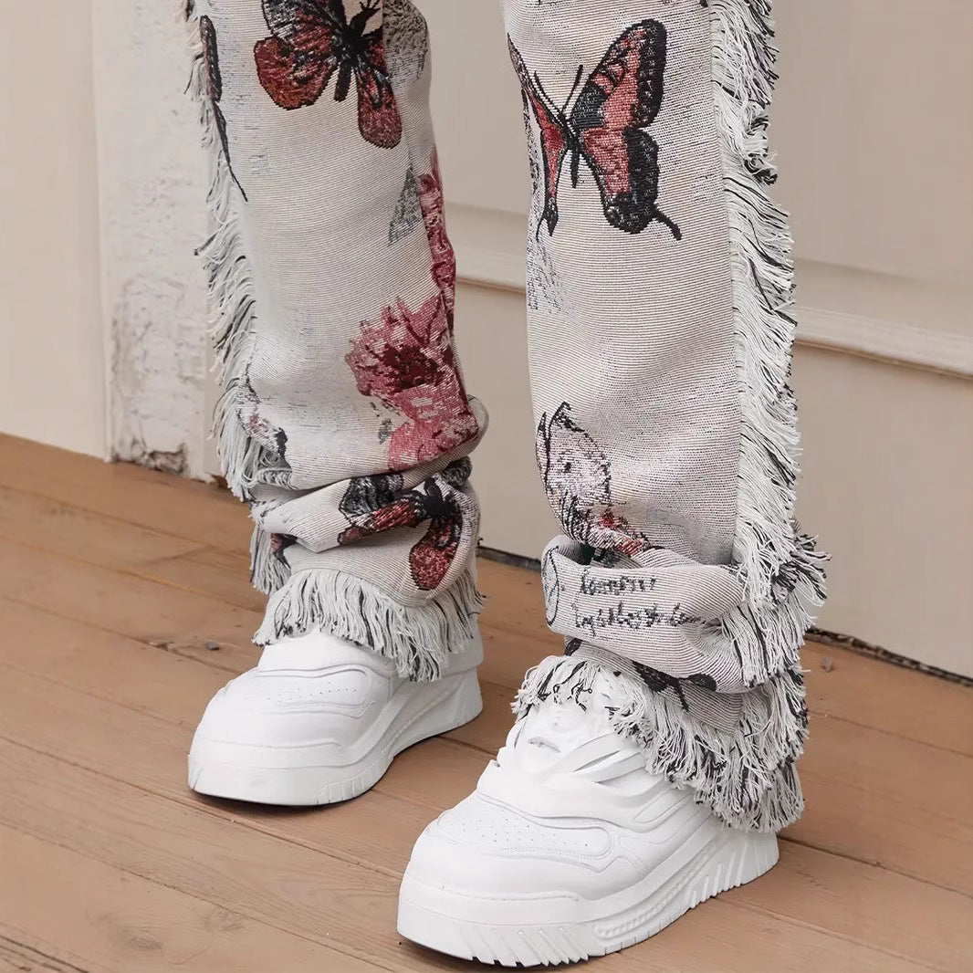Animal Digital Printed Pants Men's Slim Fit