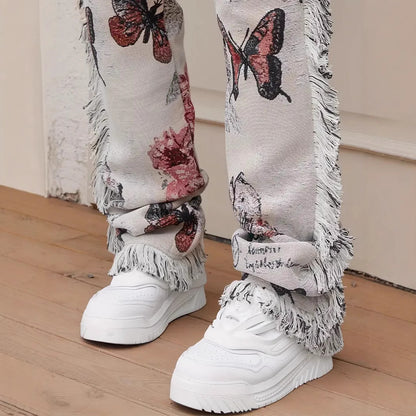 Animal Digital Printed Pants Men's Slim Fit